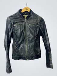 Mango Leather Jacket