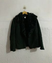 Black Jacket with Fur Collar