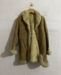 Brown Suede Sheepskin Coat