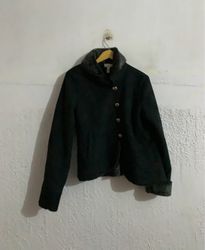 Black Jacket with Fur Collar