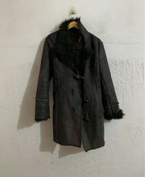 Shearling Trimmed Duffle Coat