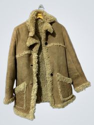 Shearling Lined Suede Jacket