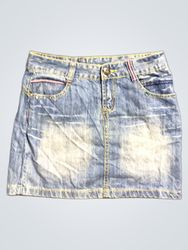 Bebe Denim Mini Skirt