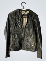 Diesel Black Leather Jacket