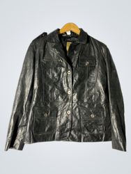 AVIATRIX Black Leather Jacket