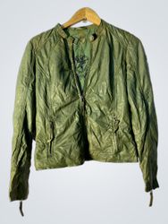 Gipsy Green Leather Jacket
