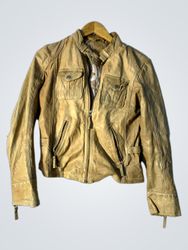 Gipsy Women's Tan Leather Jacket