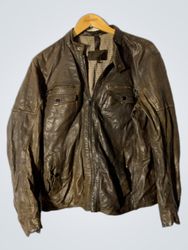 Baldessarini Brown Leather Jacket