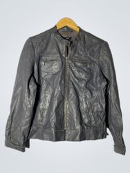 AUTRE TON Women's Faux Leather Jacket