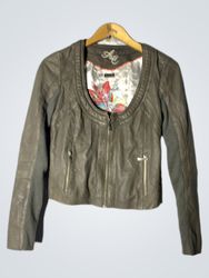 AC Slim Fit Leather Jacket