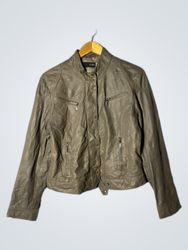 JOBIS Women's Faux Leather Jacket