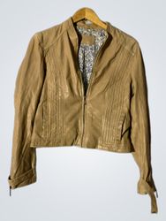 Combi pel Leather Jacket