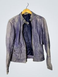 Purple Leather Jacket