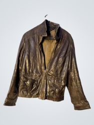 Conbipel Brown Leather Jacket
