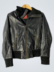 Bruno Z Zaragoza Black Leather Jacket