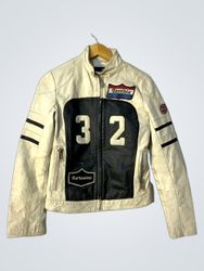 Raroisimi "Terrible" 32 Leather Motorcycle Jacket