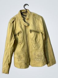 Yellow Leather Jacket