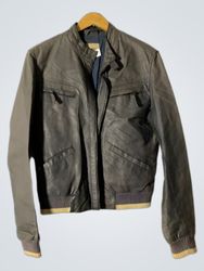 Conbipel Leather Bomber Jacket