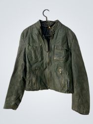 DIXIE Leather Jacket Made in Italy