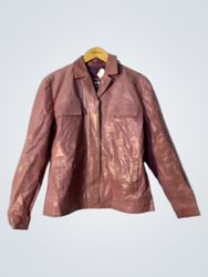 Court One by Gerry Weber Pink Leather Jacket