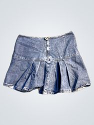 DKNY Jeans Denim Faltenrock