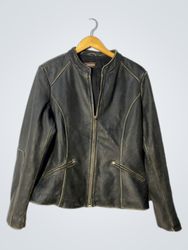 DANIER Black Leather Jacket