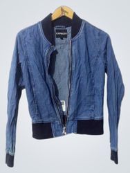 Express Denim Bomber Jacket