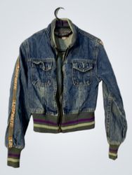 Giacca Bomber in Denim CT SPORTS