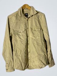 ZABA Relaxed Fit Distressed Long-Sleeve Shirt