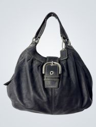 Coach Leather Hobo Handbag