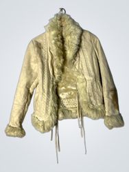 Heaven Faux Fur Lined Suede Jacket