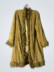 Inspire Faux Fur Trimmed Coat