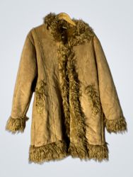 R&C Collection XL Cappotto in Suede con Decorazion..