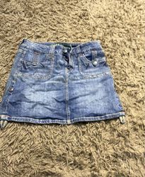 Calvin Klein Denim Mini Skirt