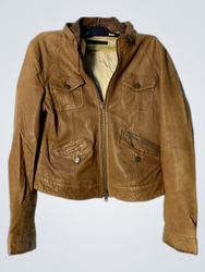 Women's Brown Leather Jacket