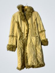 MODA PIU Fur Trimmed Coat