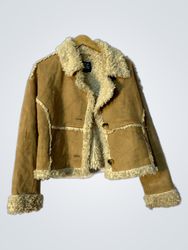 BDG Suede & Shearling Lined Jacket
