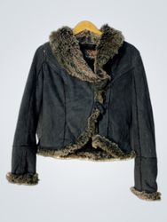 Forget-me-not Faux Fur Lined Jacket