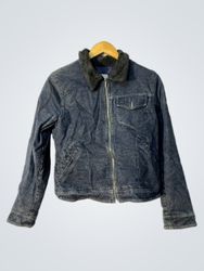 Voodoo Denim Jacket with Faux Fur Collar