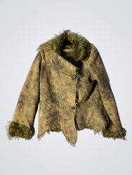 Faux Fur Trimmed Jacket