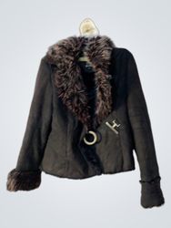 DuoDuo Faux Fur Trim Jacket