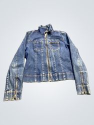 Contrast Jeans Denim Jacket