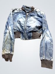 Denim Bomber Jacket
