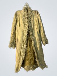 Tan Fur Lined Coat