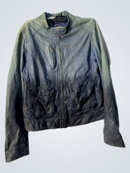 IKKS Ombre Leather Jacket