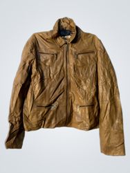 SAKS Brown Leather Jacket