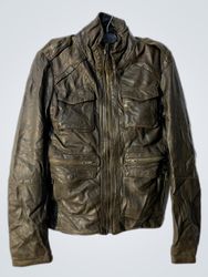 IKKS Leather Jacket