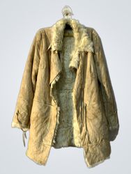 Tan Faux Fur Lined Jacket