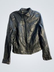 rock'n'blue black leather jacket size 38