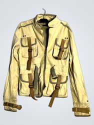 S.Key Yellow Leather Jacket